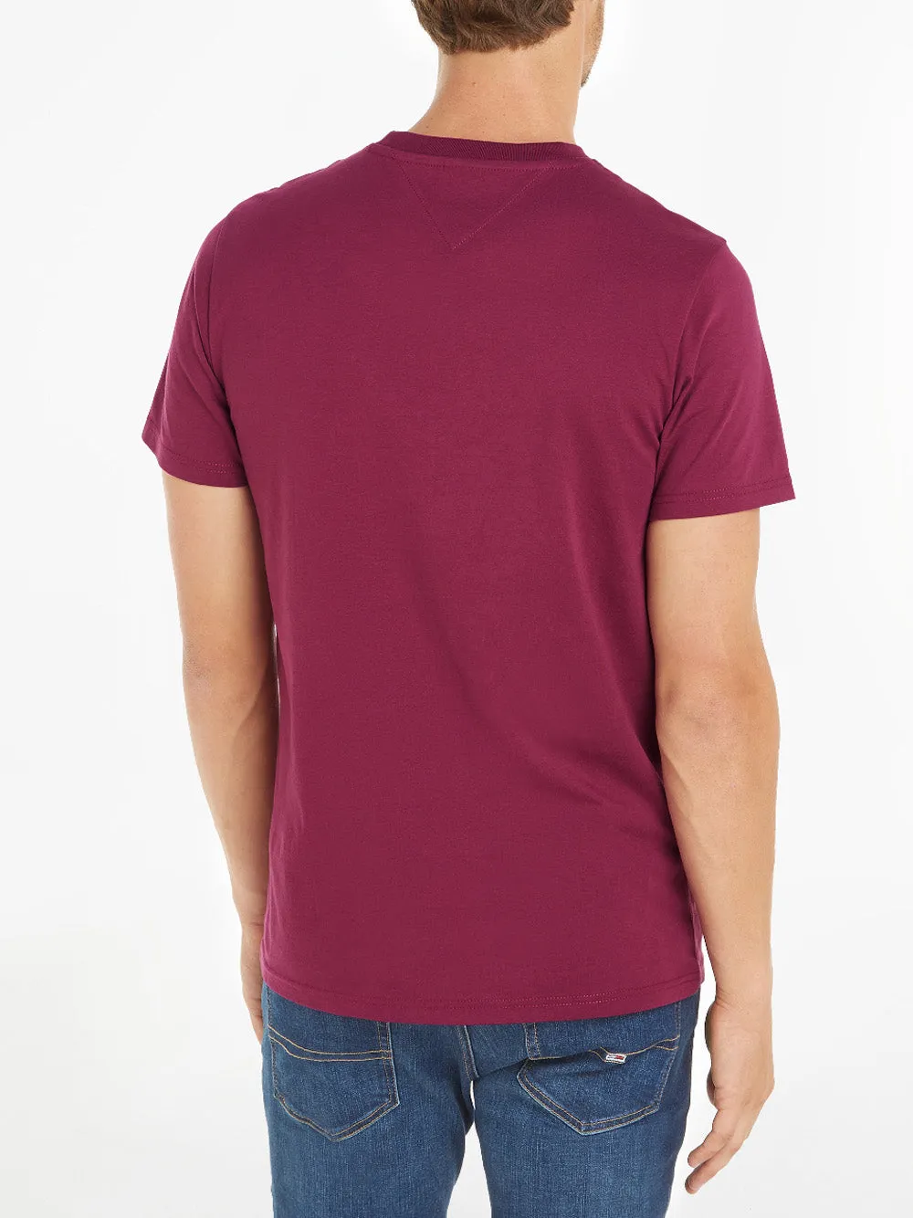 Tommy Hilfiger T-shirt Tjm Slim Linear Ches Uomo Mod. DM0DM18555 VVK Valley Grape